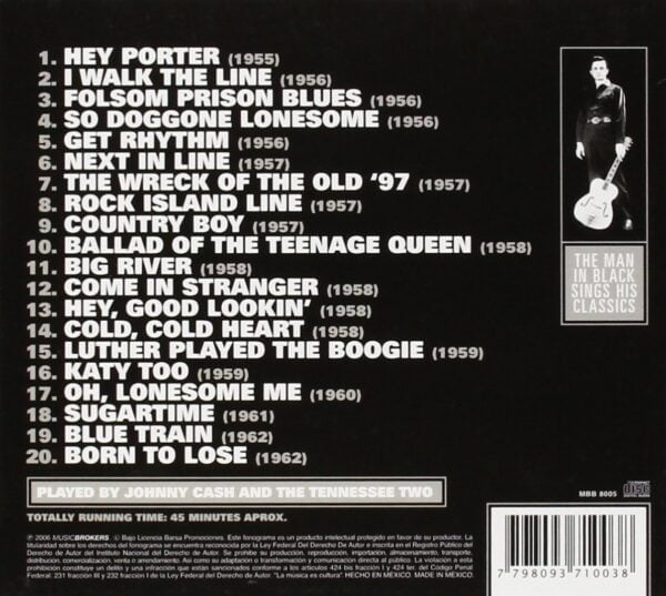 Johnny Cash - The very best (CD, Music Brokers) - Image 2