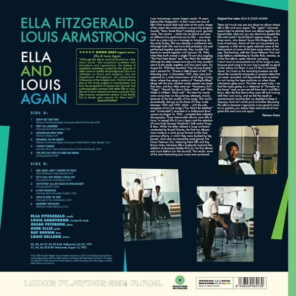 Ella and Louis Again (LP, Colored Vinyl, Waxtime In Color) - Image 2