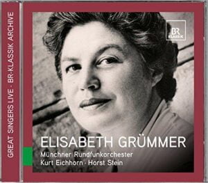 Great Singers Live - Elisabeth Grummer (CD, Br-Klassik)