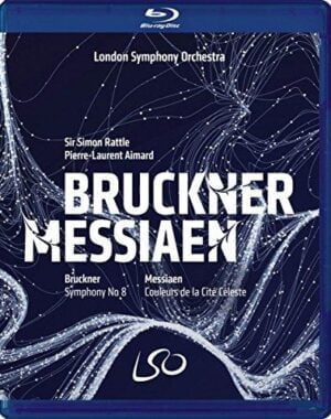 Bruckner: Symphony No. 8 & Messiaen: Couleurs de la Cite Celeste (DVD Video + Blu-ray, LSO)