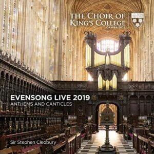Evensong Live 2019: Anthems and Canticles (CD, KING'S)