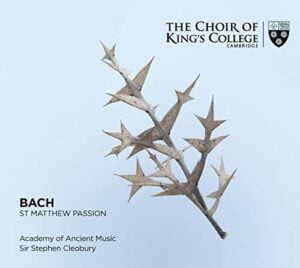 Bach: St. Matthew Passion (3 SACDs, KING'S)