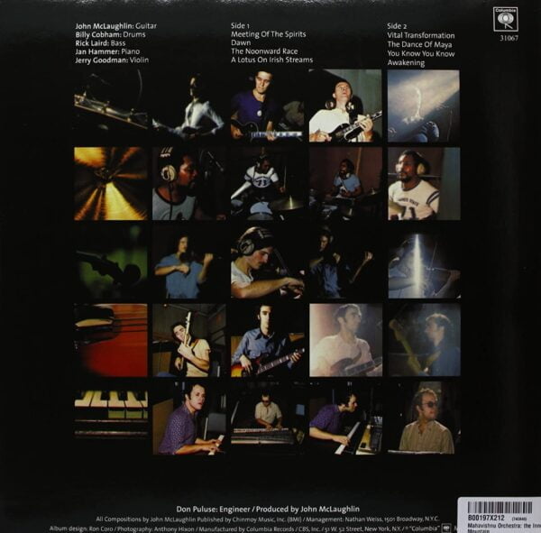 The Mahavishnu Orchestra with John McLaughlin - The Inner Mounting Flame (LP, Speakers Corner) - Image 2