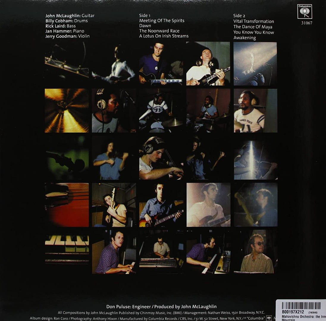 The Mahavishnu Orchestra with John McLaughlin - The Inner Mounting Flame (LP, Speakers Corner) - Image 2