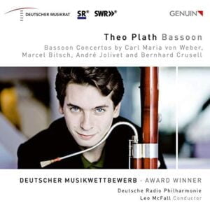 Bassoon Concertos by Carl Maria von Weber, Marcel Bitsch, Andre Jolivet and Bernhard Crusell (CD, Genuin)