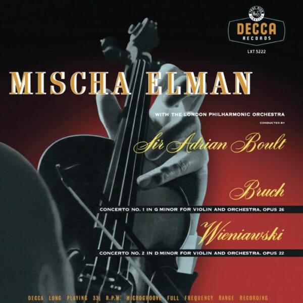 Mischa Elman - Bruch & Wieniawski Concertos (LP, Analogphonic)