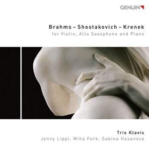 Brahms, Shostakovich & Krenek: Trios for Alto Saxophone, Violin & Piano (CD, Genuin)