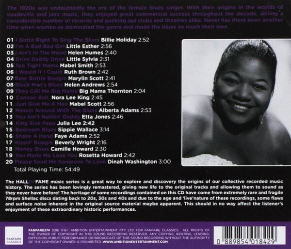 Hall of Fame: Ladies Sing the Blues (CD) - Image 2