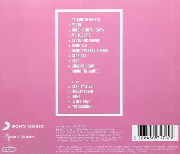 Foxes - Glorious (CD) - Image 2