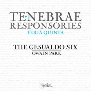 Gesualdo: Tenebrae Responsories for Maundy Thursday (CD, Hyperion)