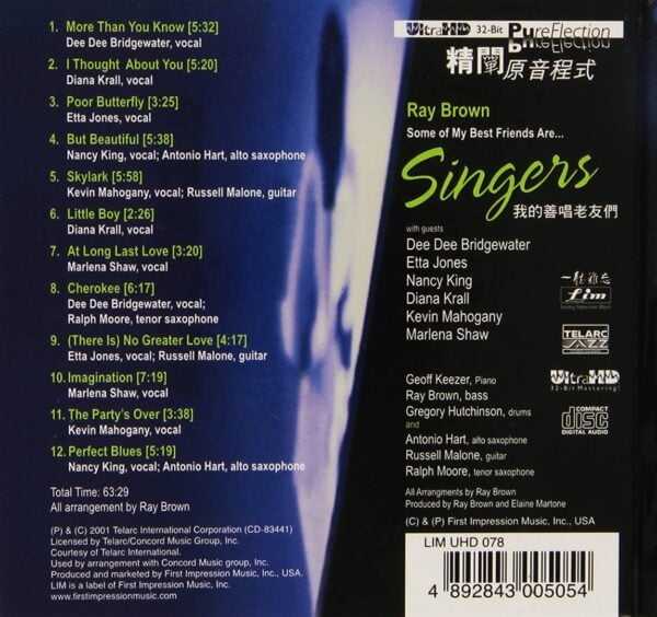 Ray Brown Trio - Some of my Best Friends are Singers (UHD-CD, FIM) - Image 2