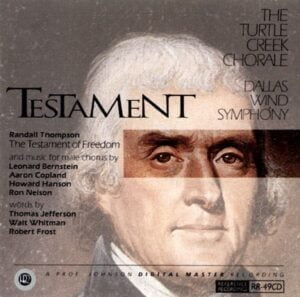 Testament: Turtle Creek Chorale - Dallas Wind Symphony (CD, Reference Recordings)
