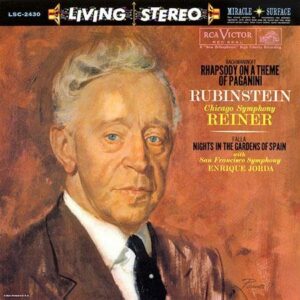 Rubinstein/Reiner/Jorda - Rachmaninoff: Rhapsody on a Theme of Paganini/ Falla: Nights in the Garden (LP, Analogue Productions)