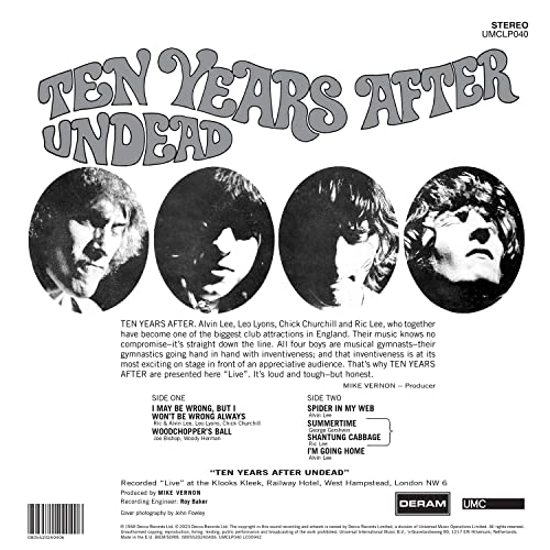 Ten Years After - Undead (LP, Proper) - Image 2