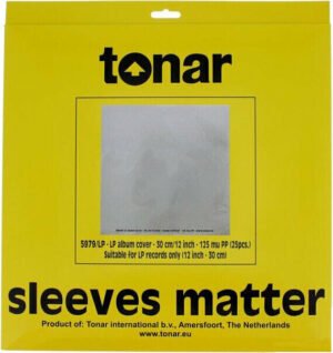 Tonar Heavy Duty Outer Sleeves For 12'' LP Records No.5979