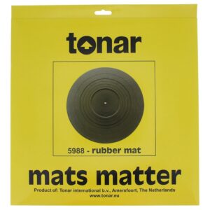 Tonar Rubber turntable Mat No.5988