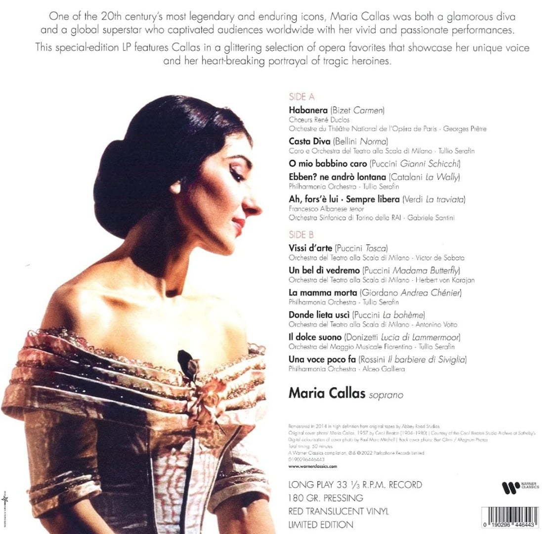 Maria Callas: Pure (LP, Warner) - Image 2