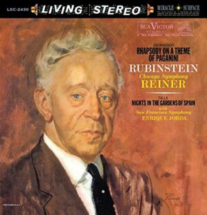 Rubinstein/Reiner/Jorda - Rachmaninoff: Rhapsody on a Theme of Paganini/ Falla: Nights in the Garden (Multikanal-Hybrid-SACD, Analogue Productions)