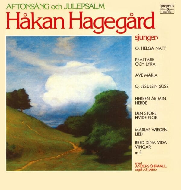 Hakan Hagegard - Aftonsang Och Julepsam (LP, Proprius)