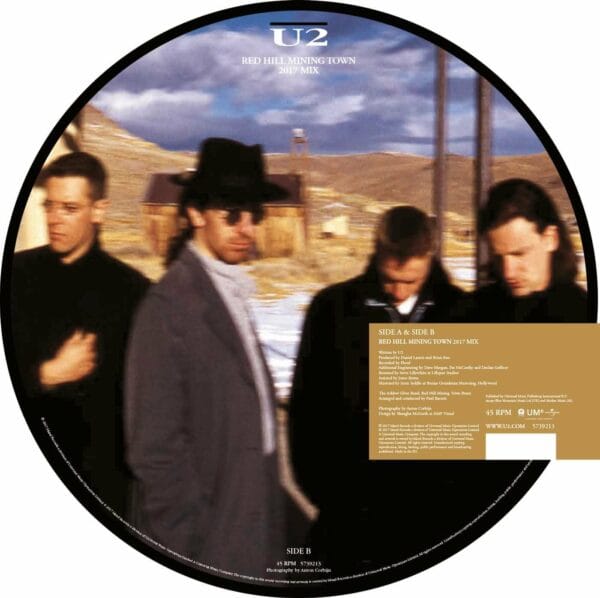 U2  Red Hill Mining Town (2017 Mix) (Picture disc, Islands Records, 45rpm)