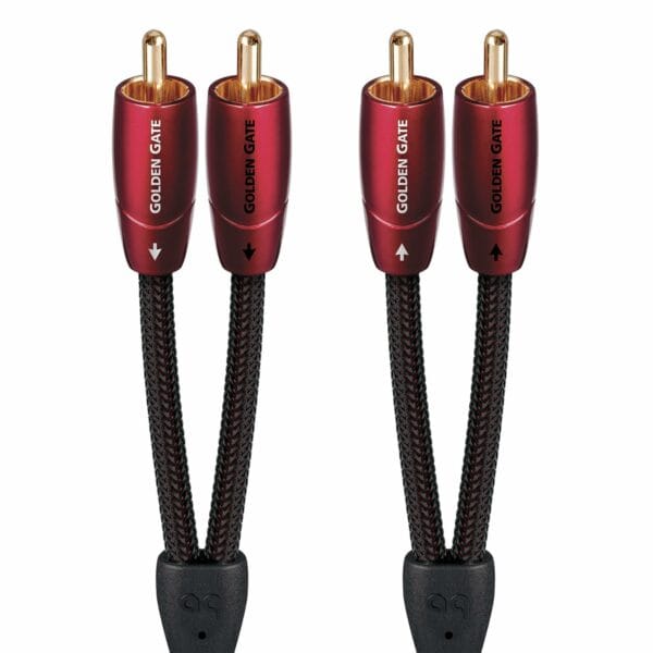 Audioquest Cable 2x RCA male - 2x RCA male 1m (Golden Gate)