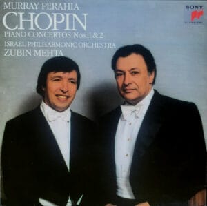 Chopin - Piano Concertos Nos. 1 & 2 (Perahia, Israel Philharmonic / Mehta) [Used, SL/LP: NM]
