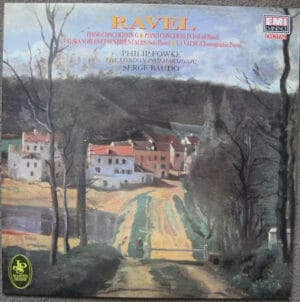 Ravel - Piano Concertos, Valses Nobles Et Sentimentales (Fowke, S. Baudo) (LP, EMI) [Used, SL/LP: NM]