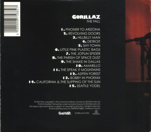 Gorillaz - The Fall (CD, Parlophone) - Image 2