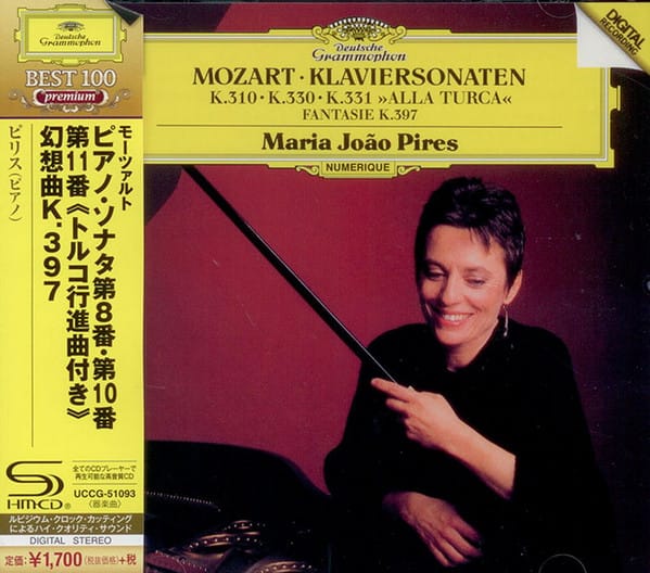 Mozart - Piano Sonatas K.310, K.330, K.331, Fantasie K.397 (Maria Joao Pires) (DG, SHM-CD)