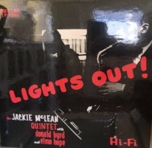 Jackie McLean Quintet ‎- Lights Out! (LP, Analogue Productions) [SL/LP: NM]