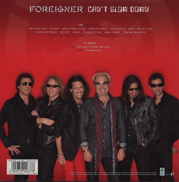 Foreigner - Can't Slow Down (Collector's Edition) (CD + Vinyl 7'', Ear Music) - Image 2