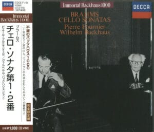 Brahms - Cello Sonatas (Fournier, Backhaus) (Decca, CD)